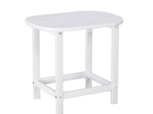 Gardeon Outdoor Coffee Side Table HDPE Desk Patio Furniture Camping Garden White