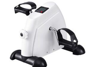 Everfit Pedal Exerciser Mini Exercise Bike Cross Trainer Under Desk Bike White