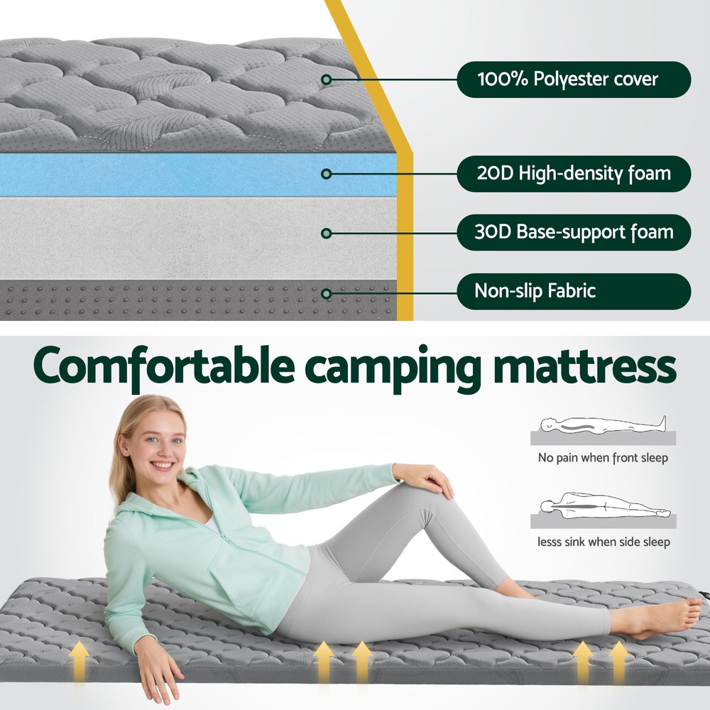 Giselle Bedding Single Foldable Mattress Camping Mat