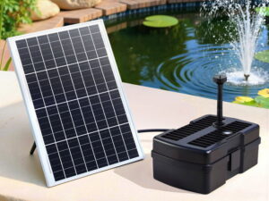 Gardeon Solar Submersible Water Pond Fountain Pump with Filter Box 6FT 1190L/H