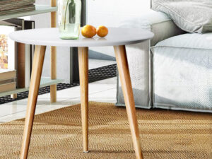 Artiss Coffee Table Round 50CM Callix