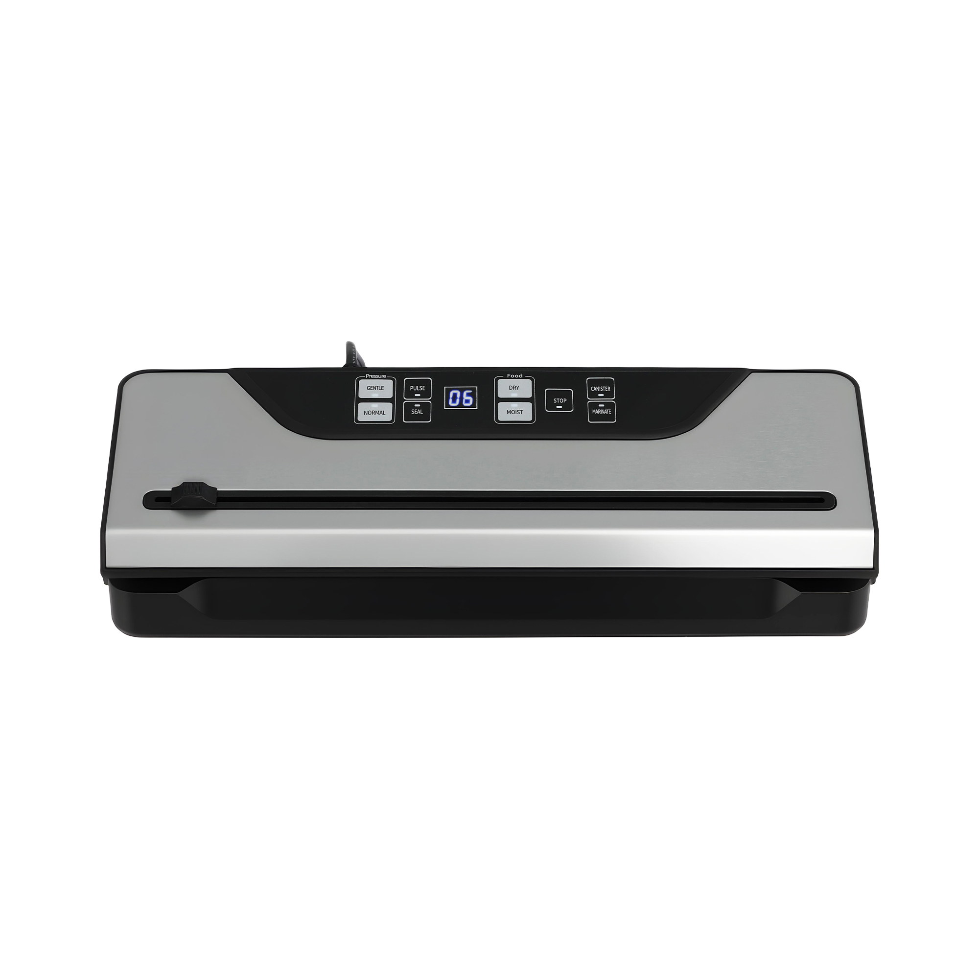 Devanti Food Vacuum Sealer Machine Auto Seal Slide Cutter 9 Modes Marinate Black
