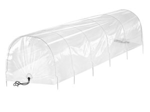 Green Fingers Mini Greenhouse 300x45x30cm Tunnel Clear PVC Steel Frame Portable