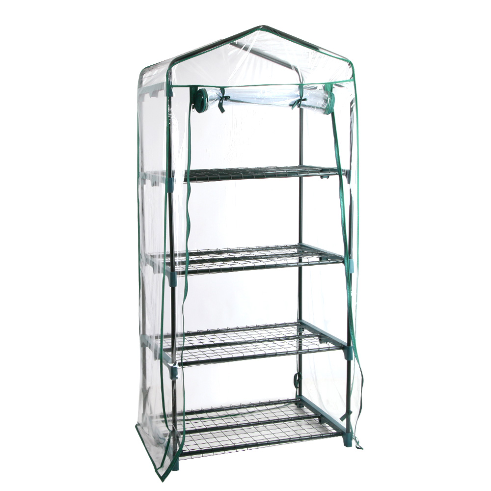 Green Fingers Greenhouse 4 Tiers Mini Green House Garden Bed Planter Box