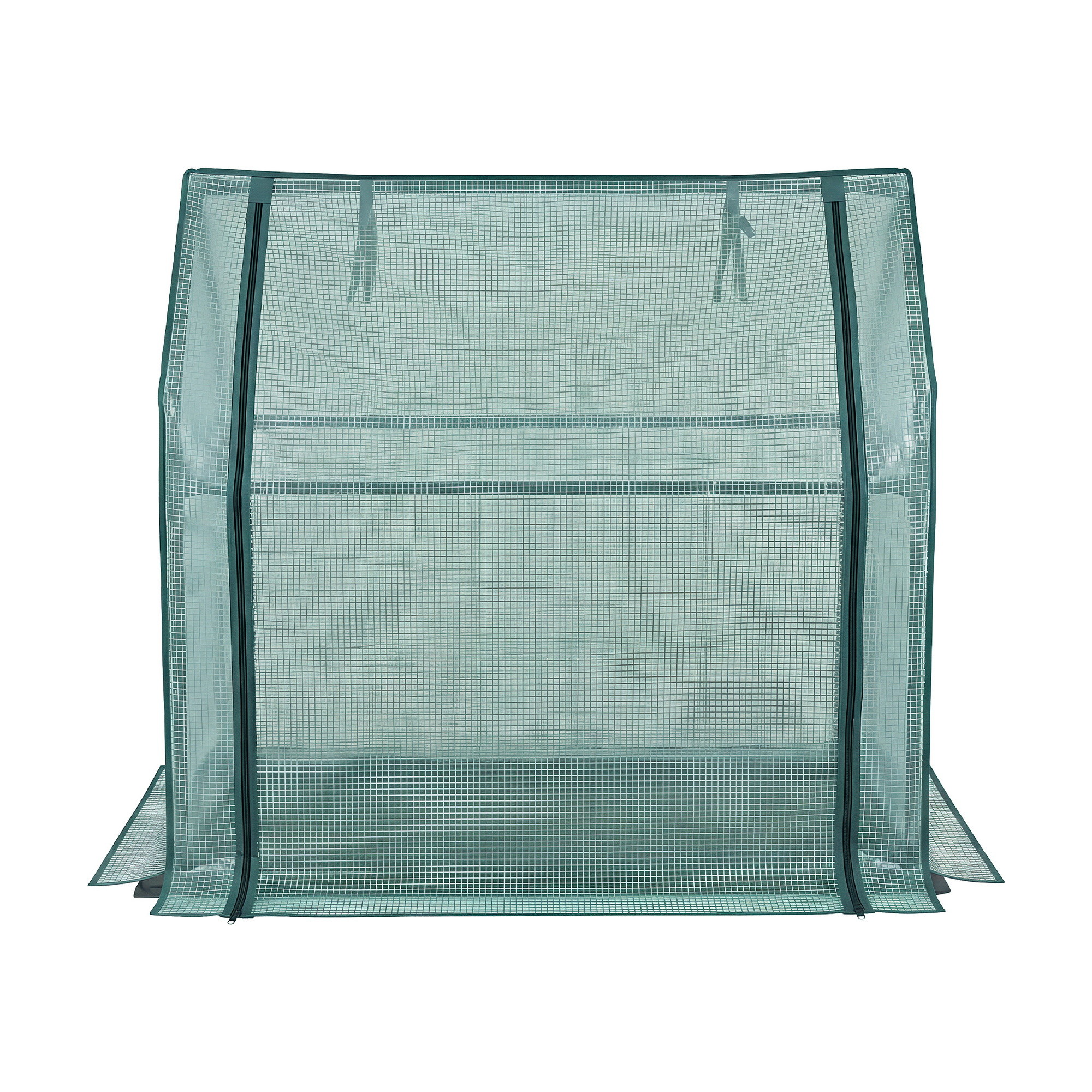 Green Fingers Mini Greenhouse 91x46x84cm Steel Frame PE Cover Outdoor Shelter