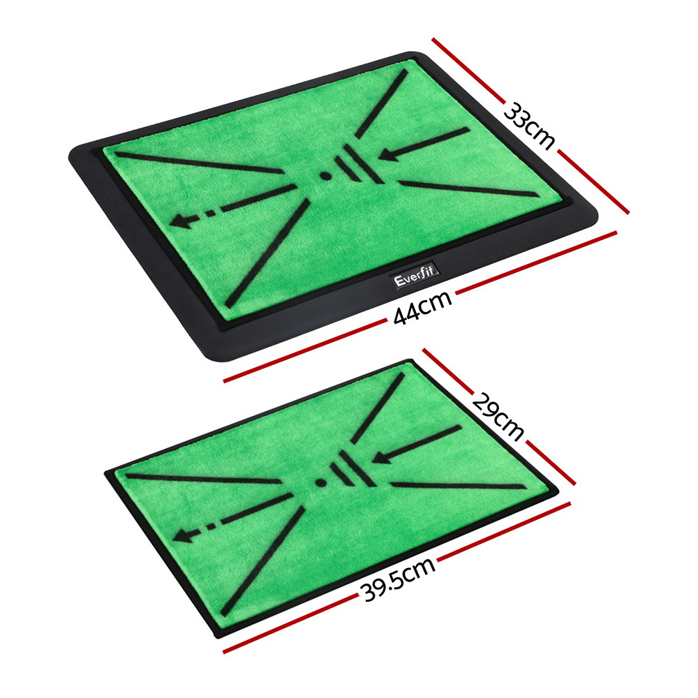 Everfit Golf Hitting Mat Training Swing Path Feedback Detection Batting 44x33cm