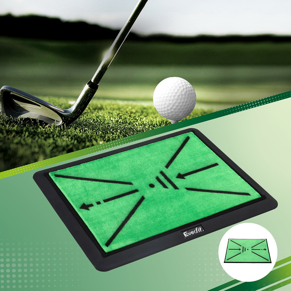Everfit Golf Hitting Mat Training Swing Path Feedback Detection Batting 44x33cm