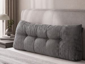 Giselle Headboard Pillow for Sitting in Bed, Upgraded Shredded Foam Reading