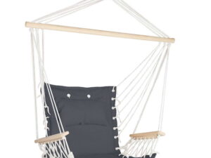 Gardeon Hammock Chair Hanging with Armrest Camping Hammocks Grey