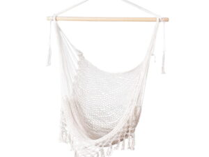 Gardeon Hammock Chair Swing Camping Mesh Cream