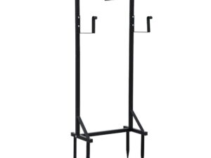 Green Fingers Garden Hose Holder Metal Portable Freestanding Hose Stand 4 Spikes