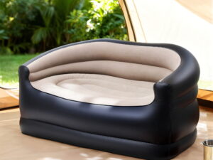 Gardeon Outdoor Air Sofa Inflatable Couch Two-Seater Lounge Chair w/ Pump Blow