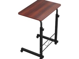 Artiss Laptop Desk Table Adjustable 60CM Dark Wood