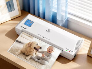 Devanti A4 Laminator Machine, Hot & Cold Thermal Fast Lamination Anti-Jam