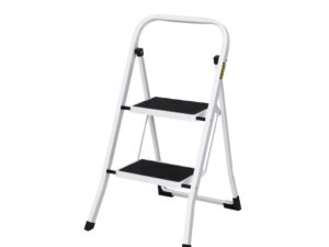 Giantz 2 Step Ladder Multi-Purpose Folding Steel Light Weight Platform