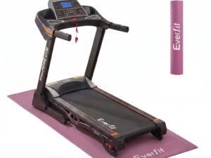 Everfit Exercise Equipment Mat 2M Treadmill Floor Rug Home Gym Fitness Purple