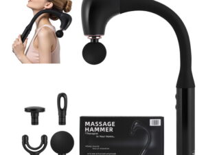 Everfit Massage Gun U-shaped Extended Handle Percussion Massager 4 Heads