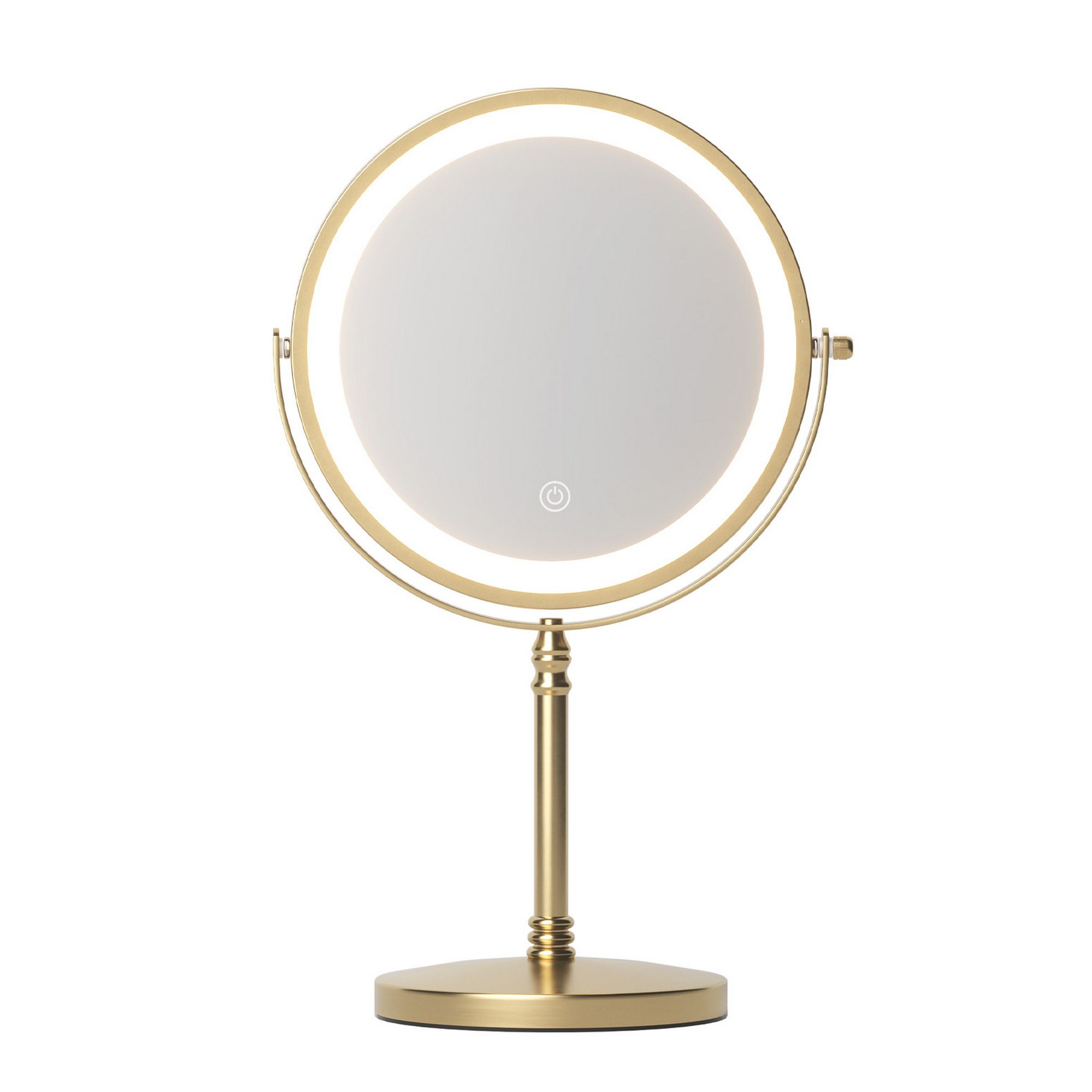 Embellir Lighted Makeup Mirror Rotation 10X Magnifying Double Sided Tabletop