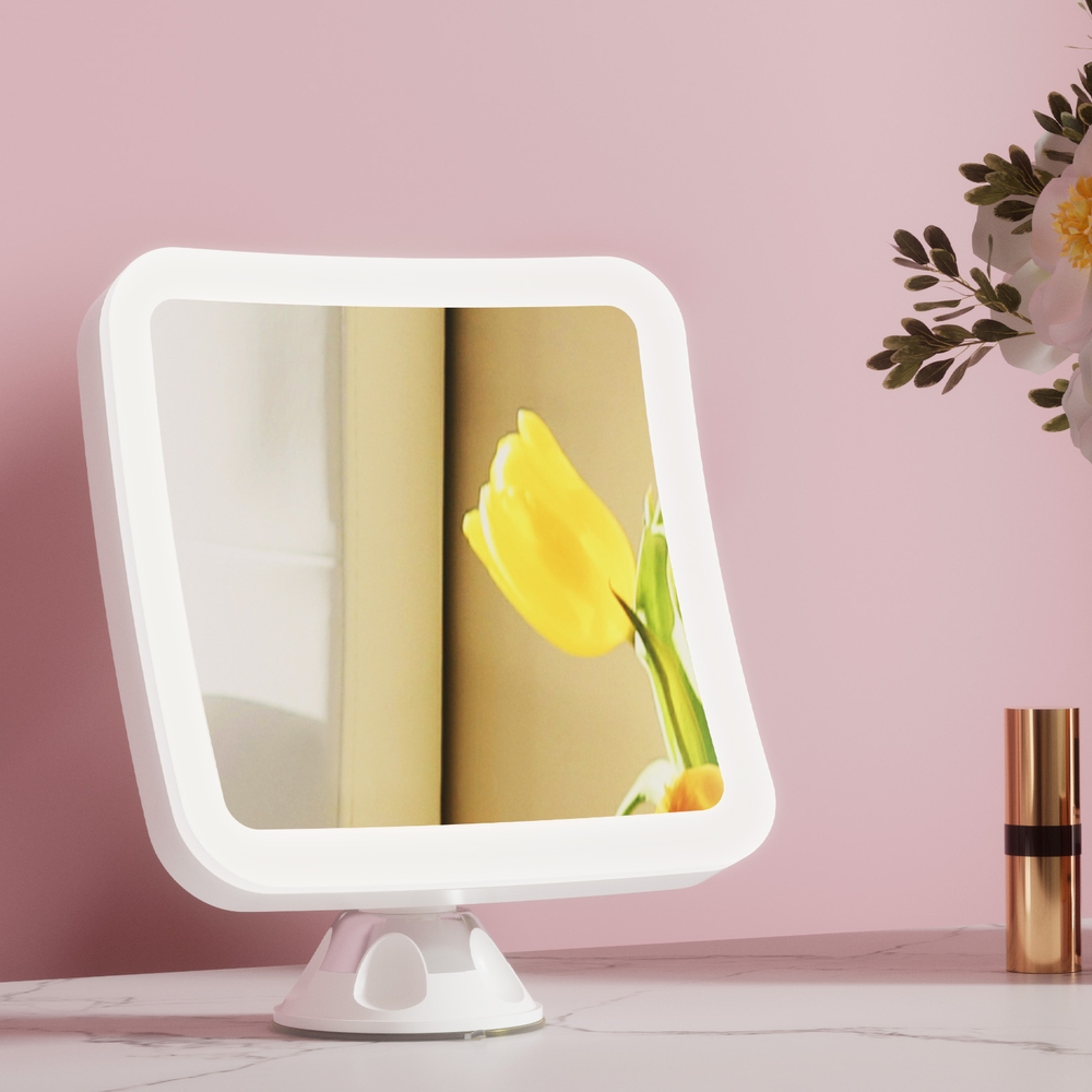 Embellir Makeup Mirror 10X Magnification LED Light Adjustable Rotation Cordless