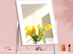 Embellir Makeup Mirror 25x30cm Hollywood Vanity with LED Light Rotation White