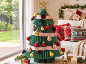 Jingle Jollys 61cm Tabletop Christmas Tree Decorations Easy Setup Foldable
