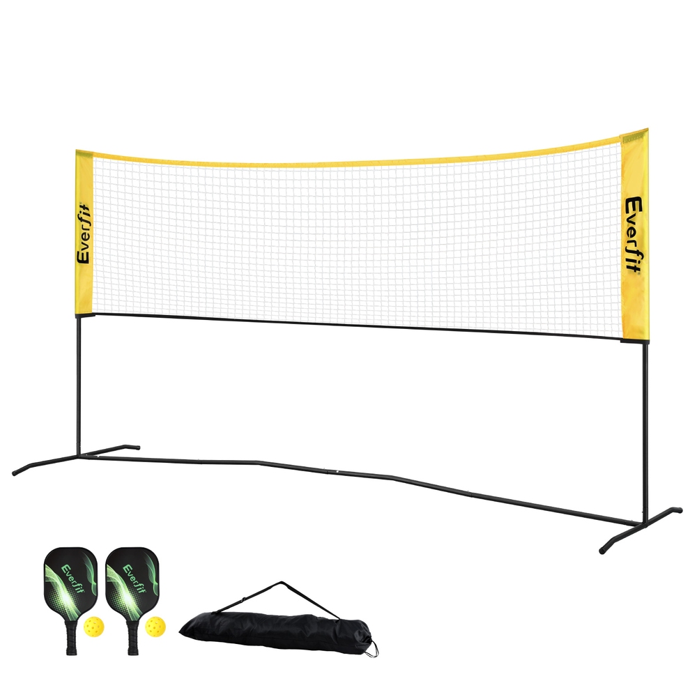 Everfit 10ft Portable Pickle Ball Net Adjustable Multi-Sport for Badminton