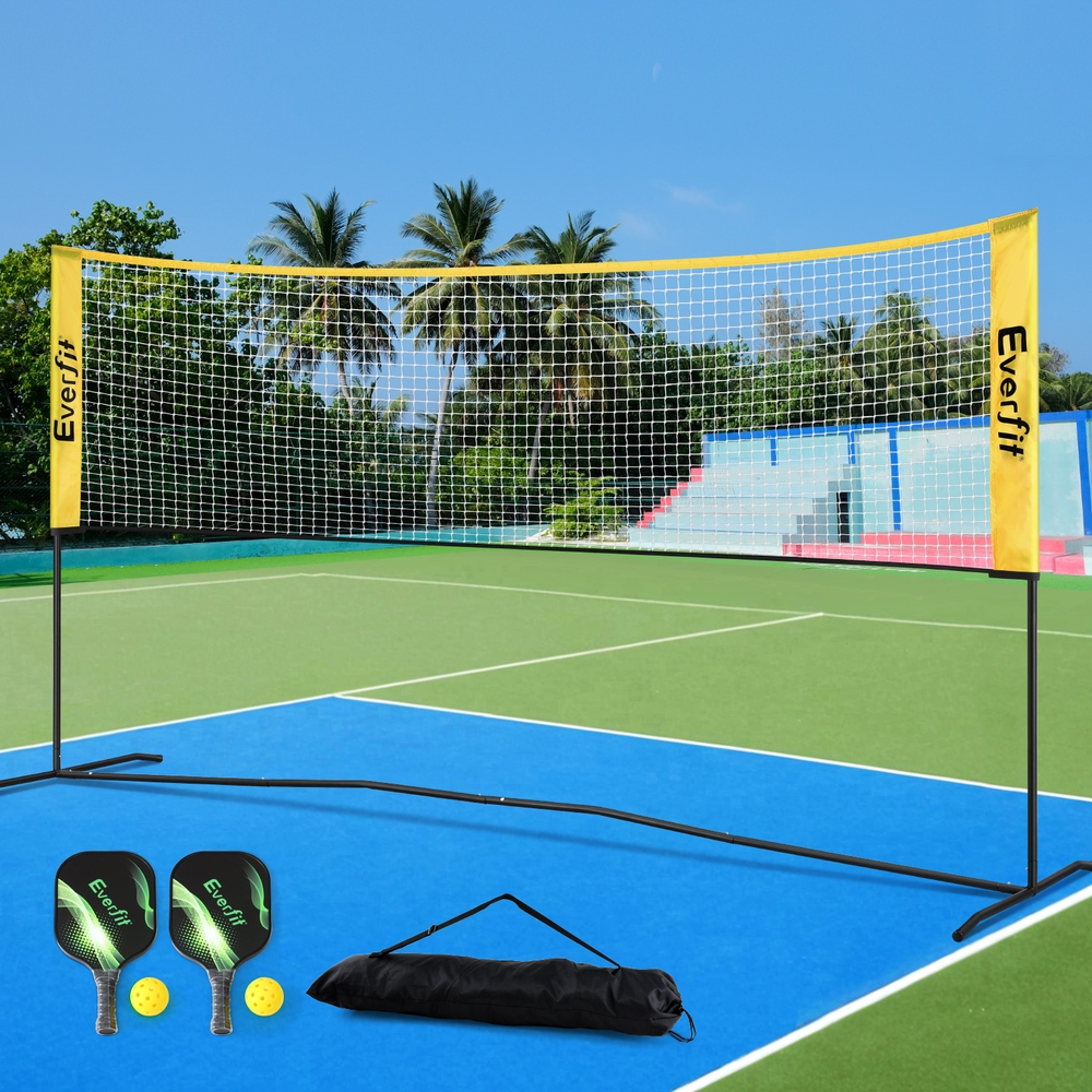 Everfit 10ft Portable Pickle Ball Net Adjustable Multi-Sport for Badminton