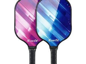 Everfit Pickleball Paddle Set Fibreglass Racquet Honeycomb Core With Bag
