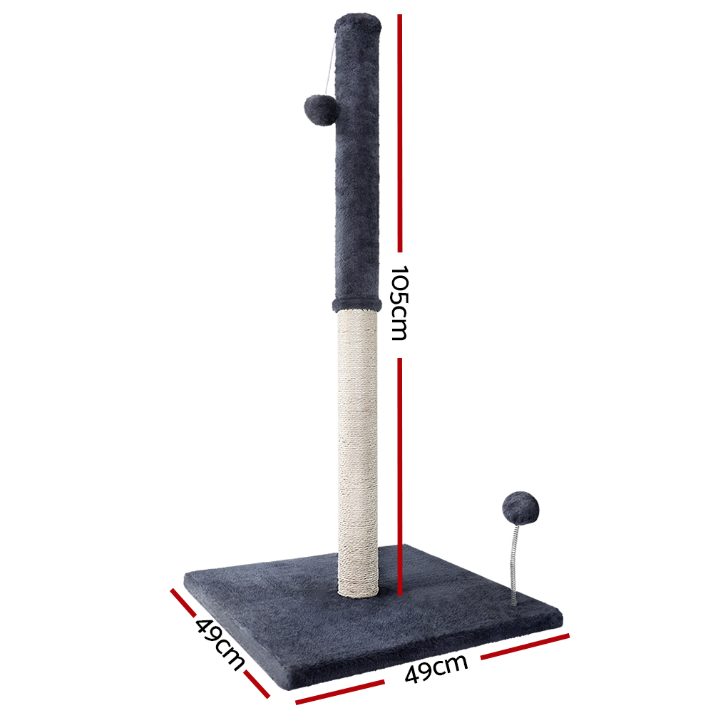 i.Pet Cat Tree 105cm Scratching Post Scratcher Tower Condo House Hanging toys