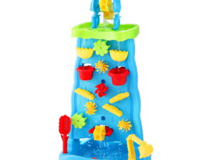 Keezi Kids Sand and Water Table Waterfall Wall Sandpit Toys Beach Shovel
