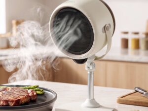 Devanti Portable Range Hood 5-Speed Rechargeable Desktop Extractor Fan BBQ