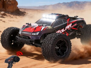 Keezi Kids Remote Control Car Off-Road Truck with Lights Electric Vehicle Toys
