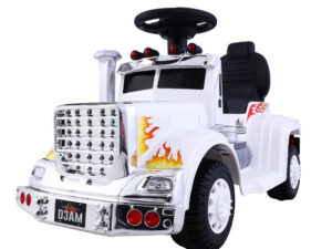 Rigo Kids Electric Ride On Car Truck Motorcycle Motorbike Toy Cars 6V White