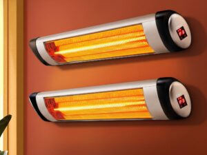 Devanti 2PCS Electric Radiant Strip Heater Indoor Outdoor Patio Remote Control
