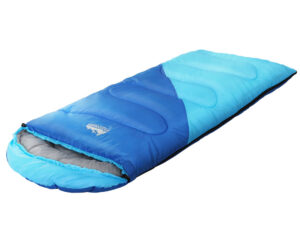 Weisshorn Sleeping Bag Kids Single 172cm Thermal Camping Hiking Blue
