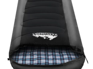 Weisshorn Sleeping Bag Single Thermal Camping Hiking Tent Black -20°C