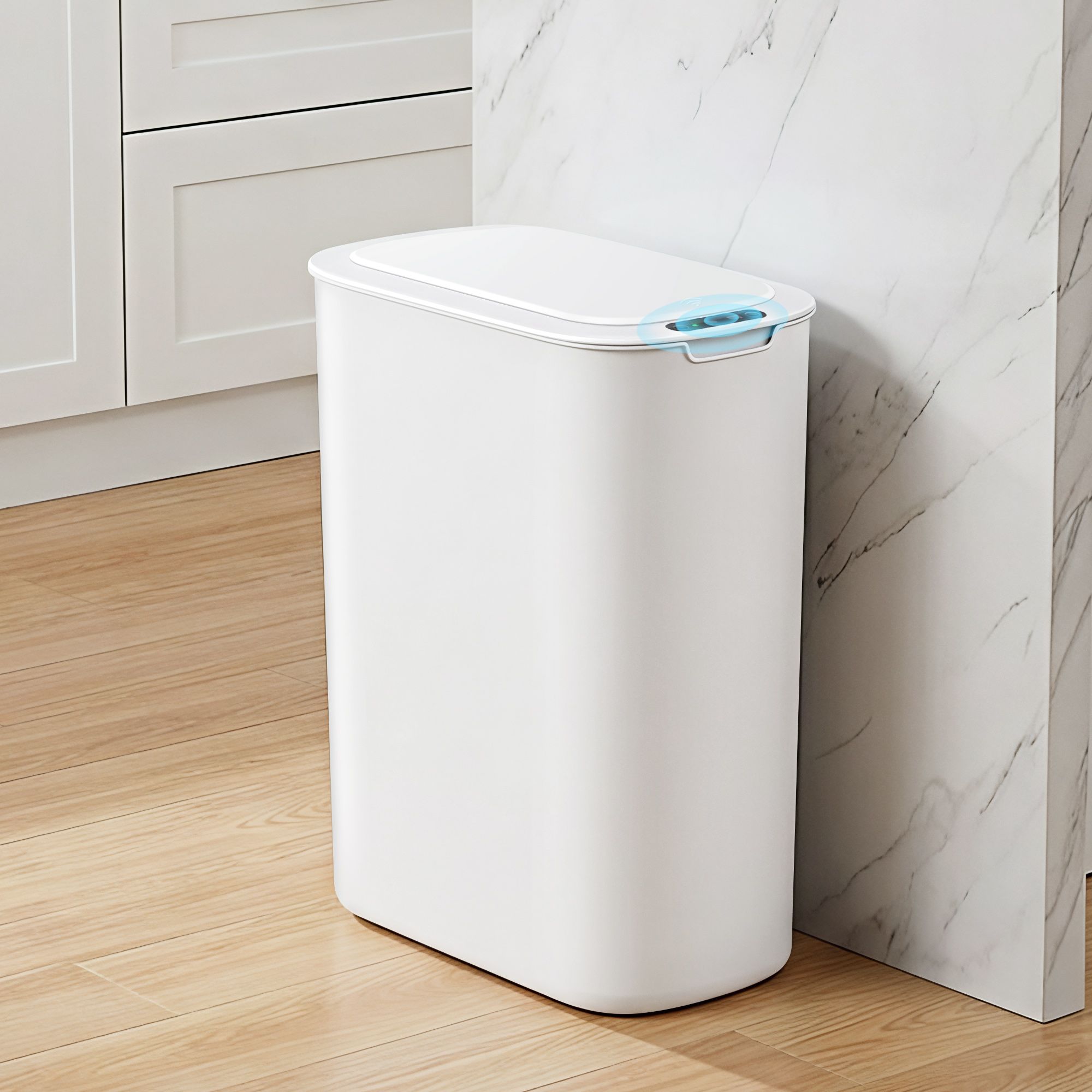 Devanti Automatic Trash Bin w/ Lid 21L Motion Sensor Kitchen Bin Touchless