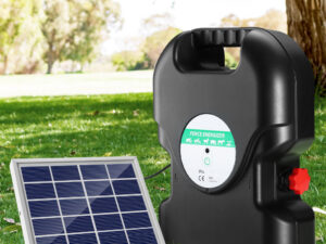 Giantz Fence Energiser 20KM Solar Powered 1.2J Electric