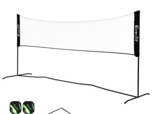 Everfit 3.6M Badminton Tennis Net Portable Volleyball Kit Adjustable Height