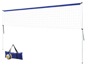 Everfit 6M Portable Volleyball Net Set Adjustable Height Multi-Sport Net w/ Ball