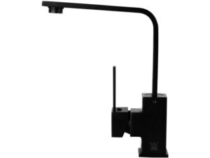 Cefito Kitchen Mixer Tap Mixer Square Sink Faucet Basin Laundry Black