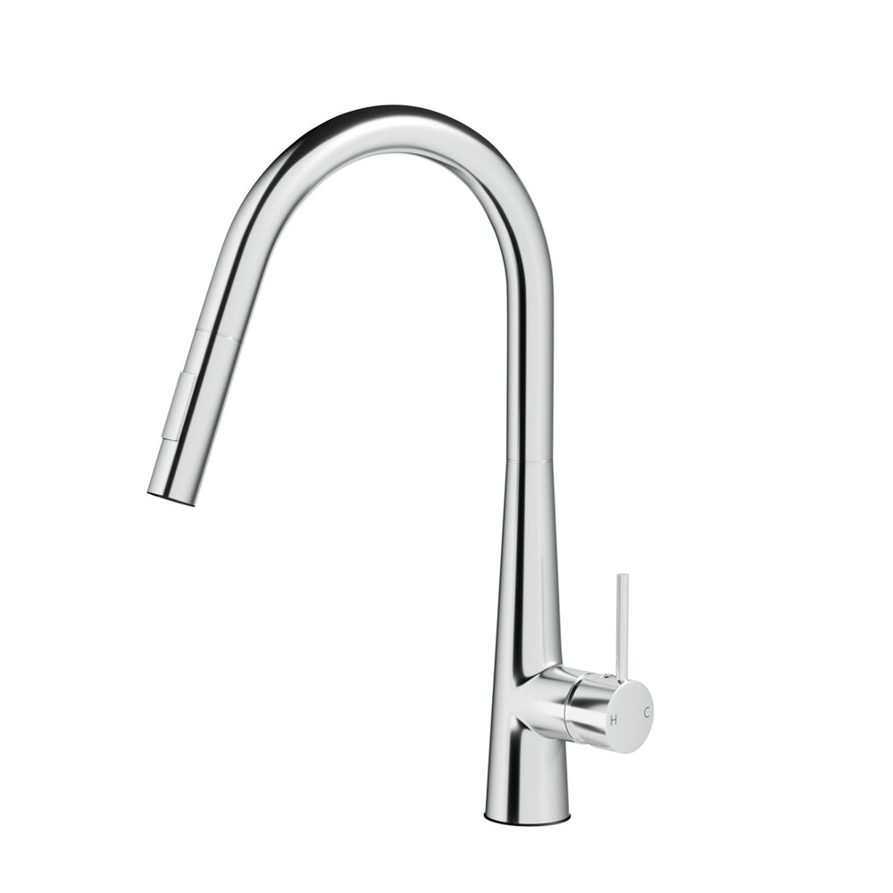 Cefito Kitchen Mixer Tap Pull Out Round 2 Mode Sink Basin Faucet Swivel WELS