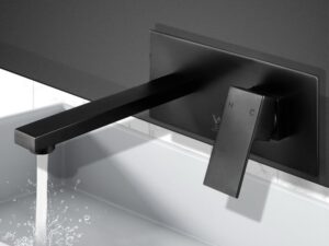 Cefito Bathroom Basin Mixer Tap Separate Faucet Vanity Laundry Black