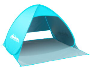 Weisshorn Pop Up Beach Tent Camping Hiking 3 Person Sun Shade Fishing Shelter