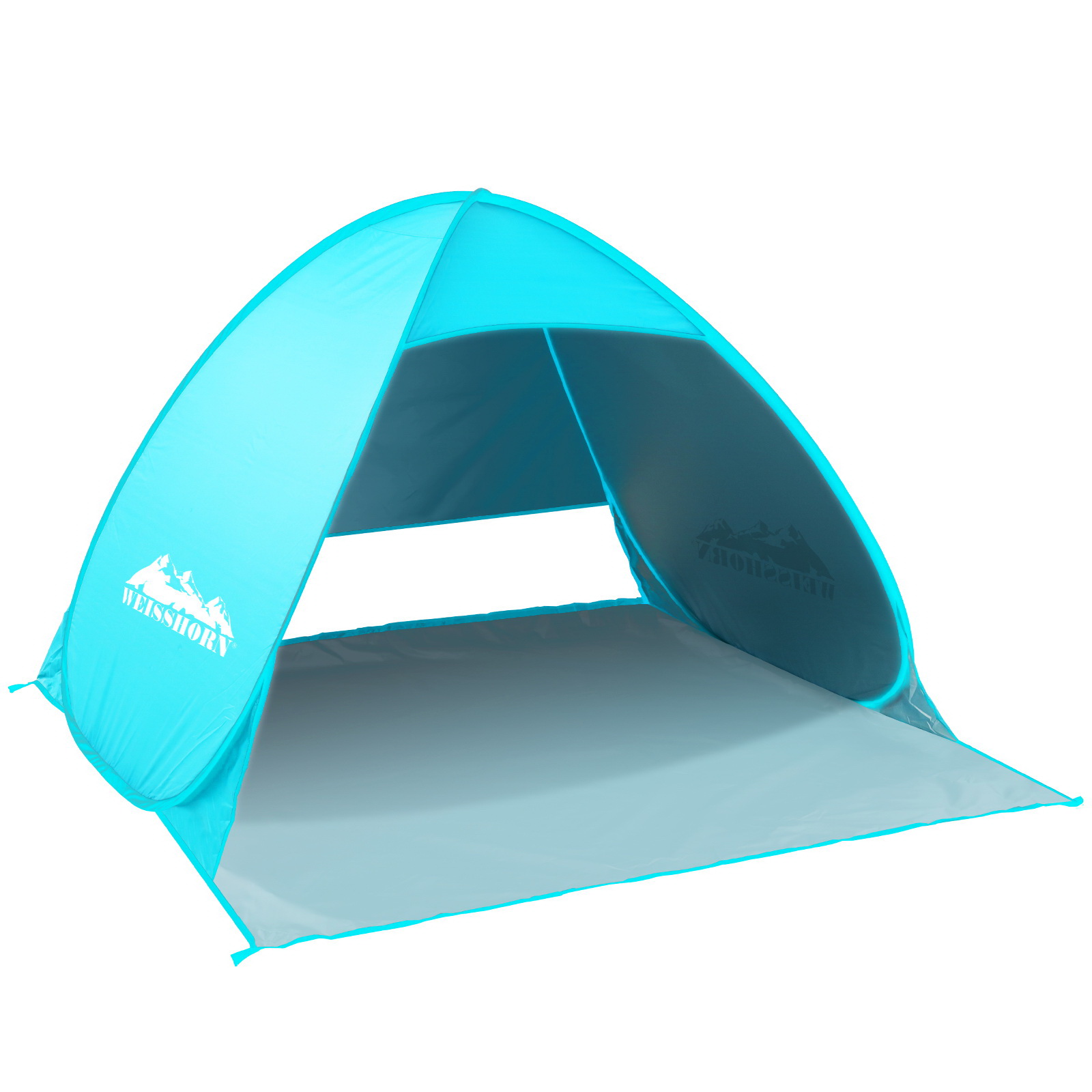 Weisshorn Pop Up Beach Tent Camping Hiking 3 Person Sun Shade Fishing Shelter