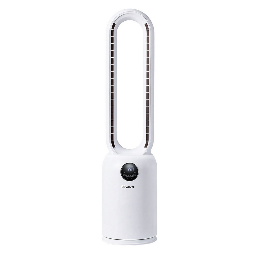 Devanti 2in1 Bladeless Fan Air Purification W/ Remote 88cm
