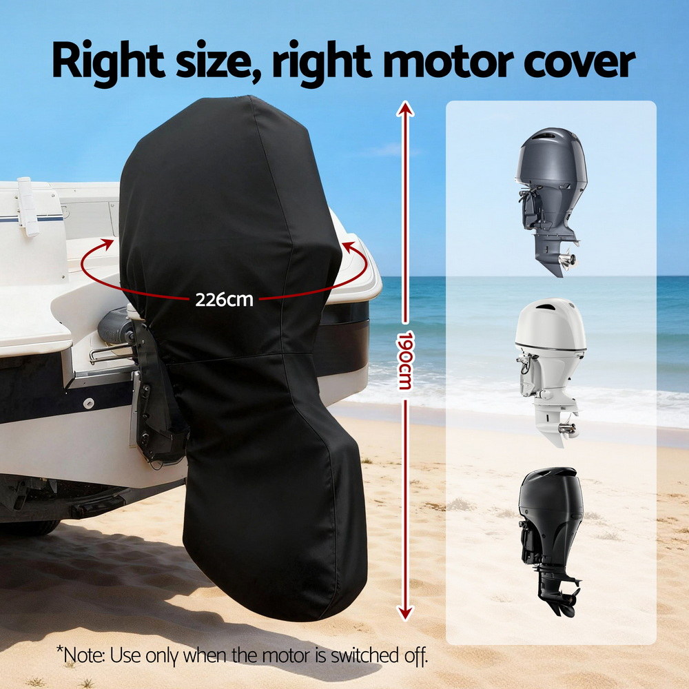 Seamanship Full Outboard Boat Motor Engine Cover Dust Rain Protection 100hp