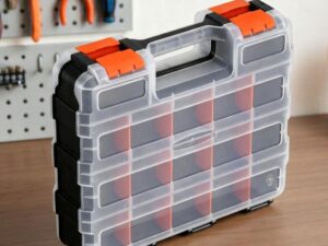 Giantz Double Sided Tool Box Organizer with 34 Compartment Small Parts Storage