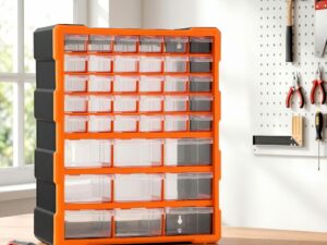 Giantz 39-Drawer Tool Storage Cabinet Anti-Drop Hardware Organizer
