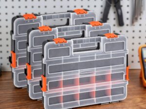 Giantz 3 Pack Tool Box Organizer with Hardware Storage Box for Small Parts
